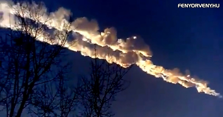Meteor robbant fel Cseljabinszk felett (2013.febr.15.)