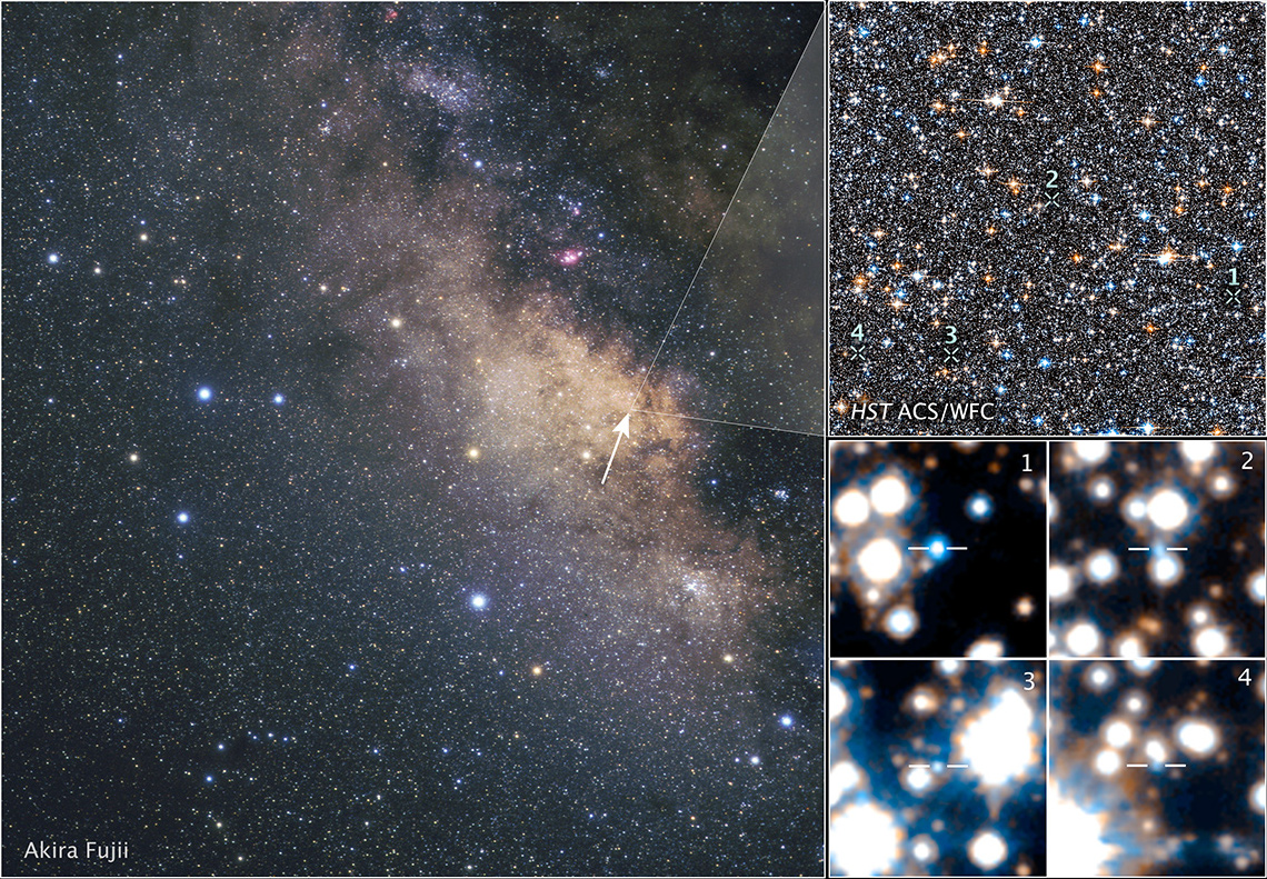 Ősi csillagmaradványokat azonosított a Hubble a Galaxis centrumában
