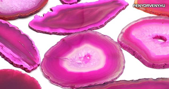 Kristálygyógyászat-Gyógyító kövek-Rózsaszín-Pink achát