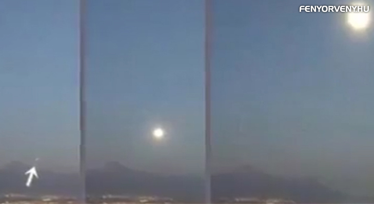 2400 km-órával száguldó UFO-t rögzített egy mexikói webkamera
