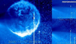 Óriási objektumot fotóztak a Stereo műholdjai a Nap mellett
