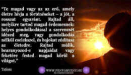 Te magad vagy az az erő...