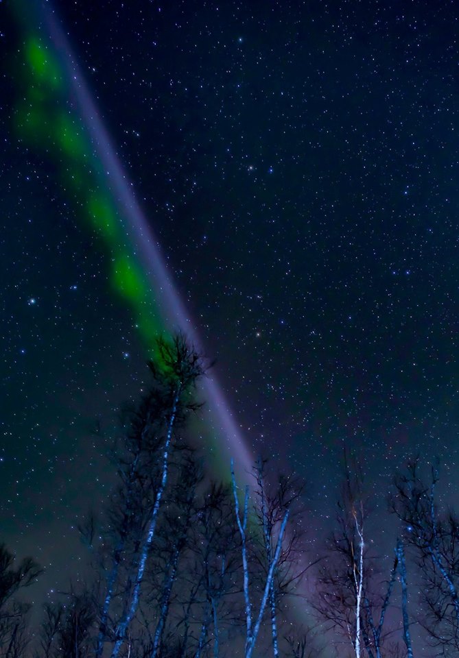 Ritka sarki fénnyel érkezett hétvégén a geovihar