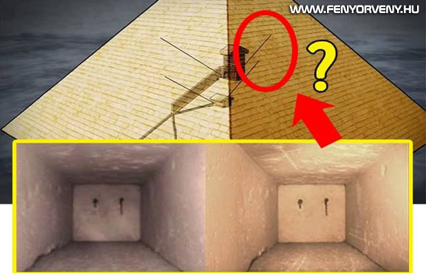 A gízai nagy piramis titkos alagútjai és kamrái