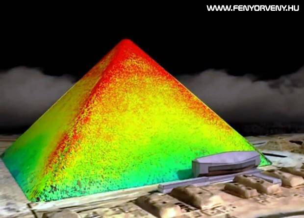 Hőmérsékleti anomáliák a gízai nagy piramisban