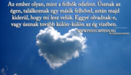 Az ember olyan, mint a felhők