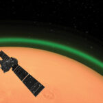 Különleges zöld fényt észleltek a Mars légkörében