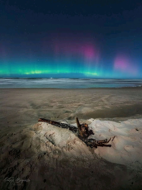 Sarki fény Lengyelország felett