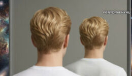 Férfi nézi magát egy időtükörben - Időtükrök: Hullámok visszafordítása az időben